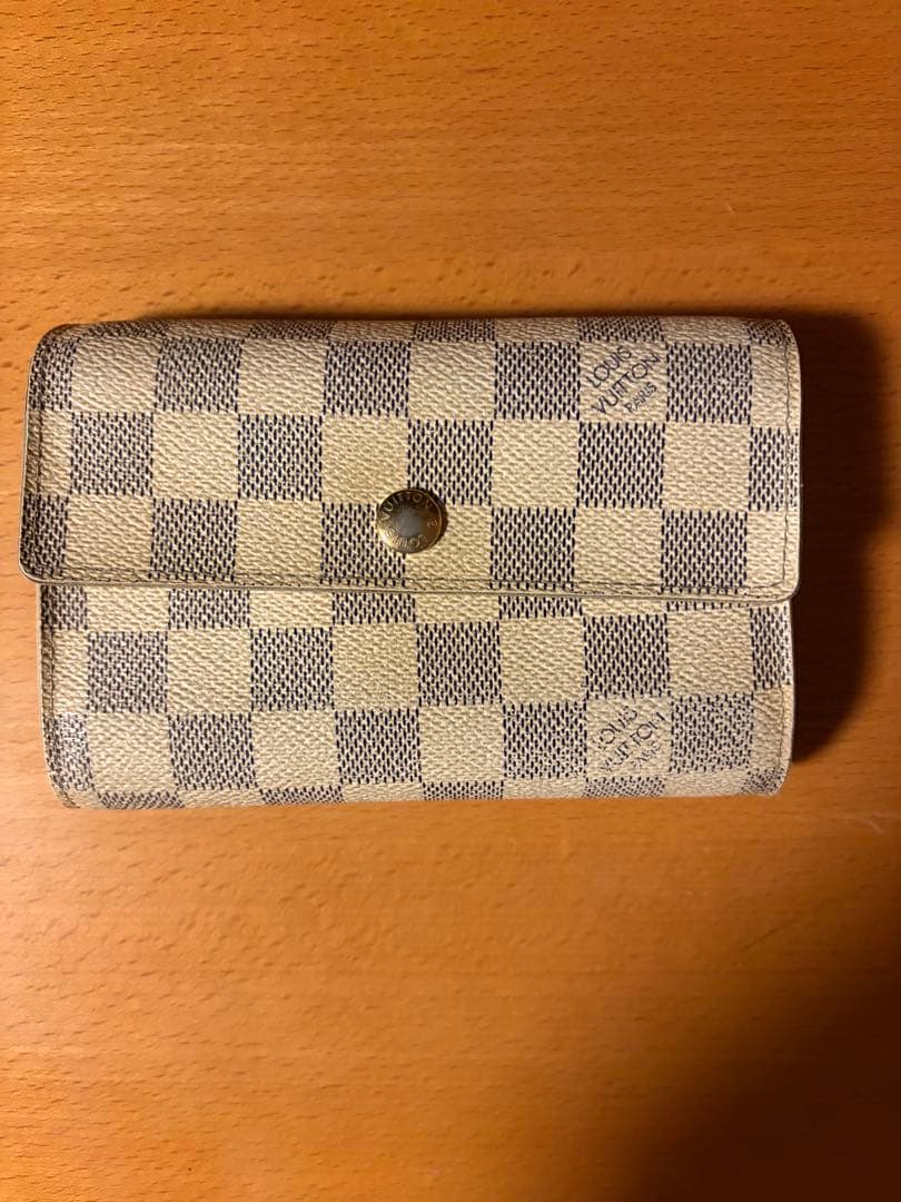 ルイ・ヴィトン ダミエ柄 三つ折り財布