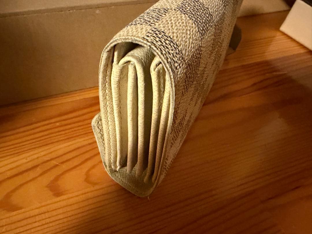 ルイ・ヴィトン ダミエ柄 三つ折り財布