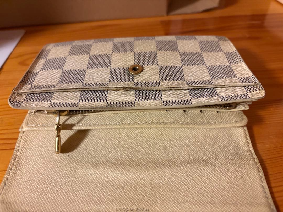 ルイ・ヴィトン ダミエ柄 三つ折り財布