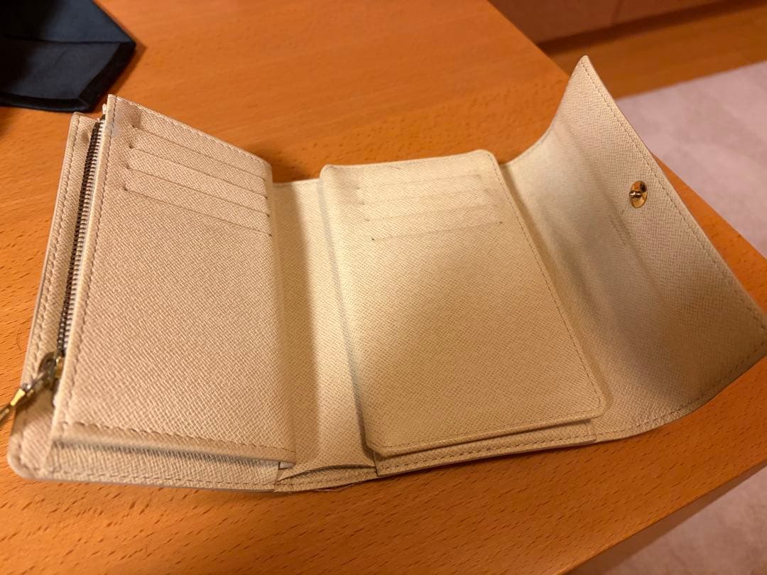 ルイ・ヴィトン ダミエ柄 三つ折り財布