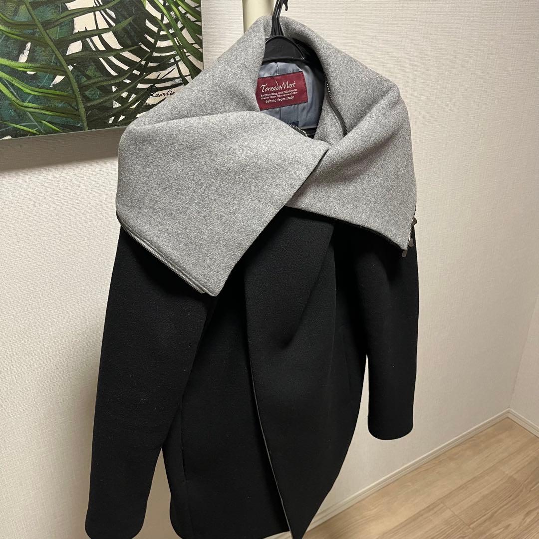 TORNADO MART. ダッフルコート 黒