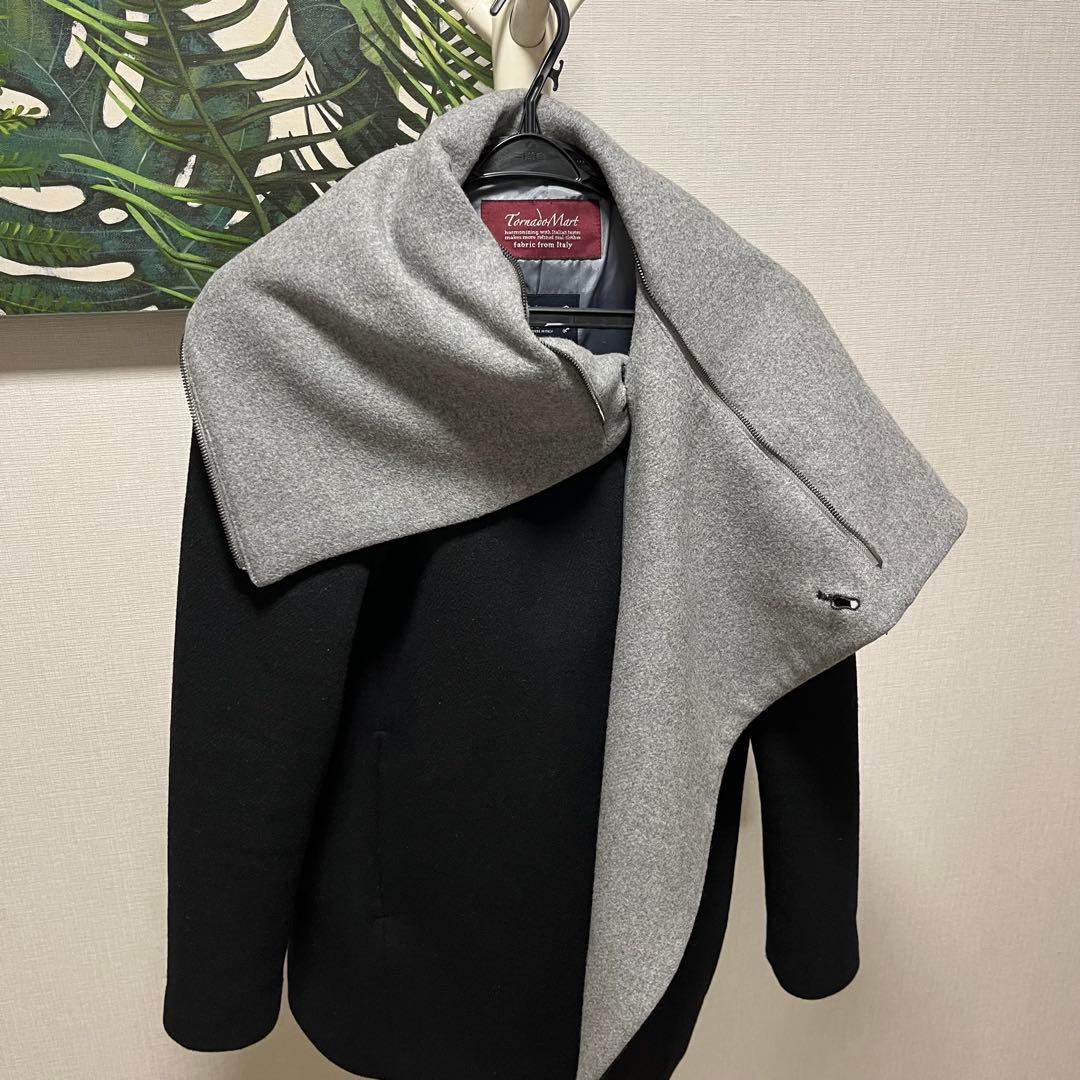 TORNADO MART. ダッフルコート 黒