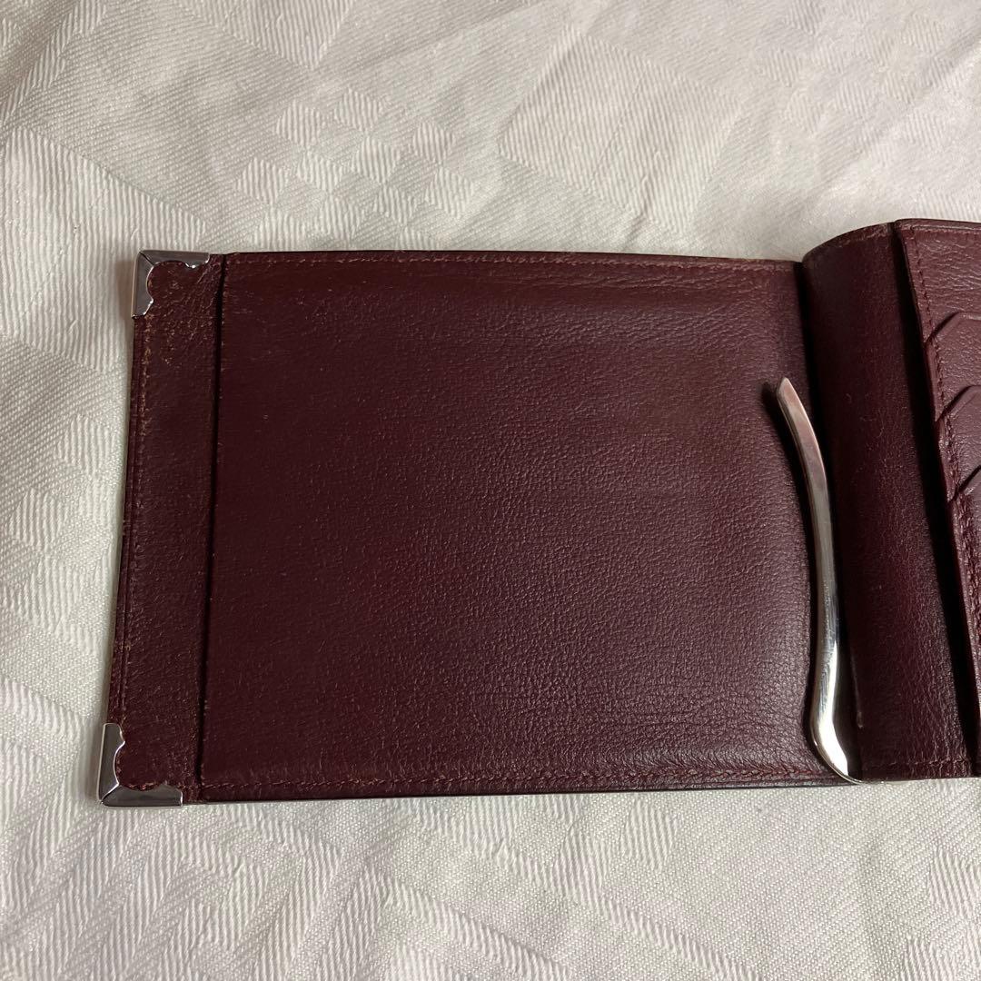 Cartier♡カルティエマストラインマネークリップ二つ折財布
