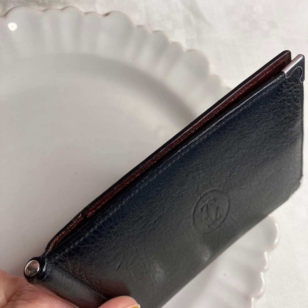 Cartier♡カルティエマストラインマネークリップ二つ折財布