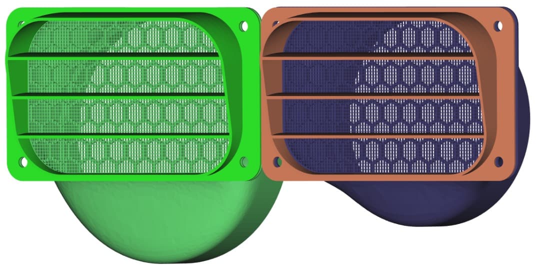 エコフロー EcoFlow WAVE2,3専用ダクト取付用パーツ リアドア用