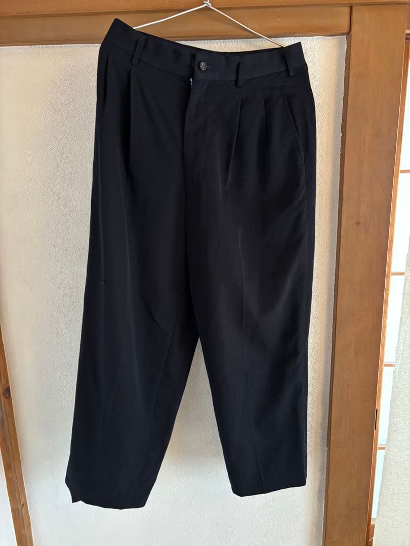 ダークネイビー　コムデギャルソンオム　1992AD ウールギャバ　スラックス