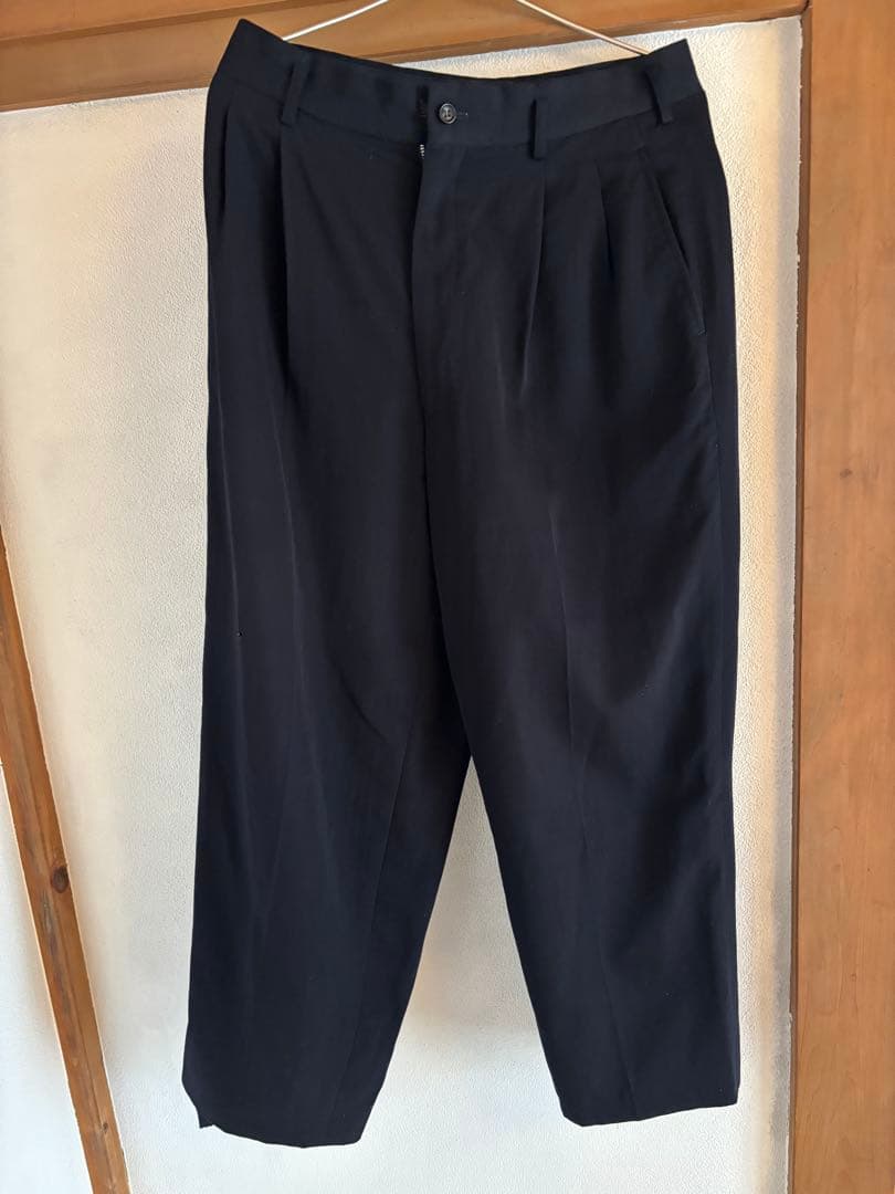 ダークネイビー　コムデギャルソンオム　1992AD ウールギャバ　スラックス