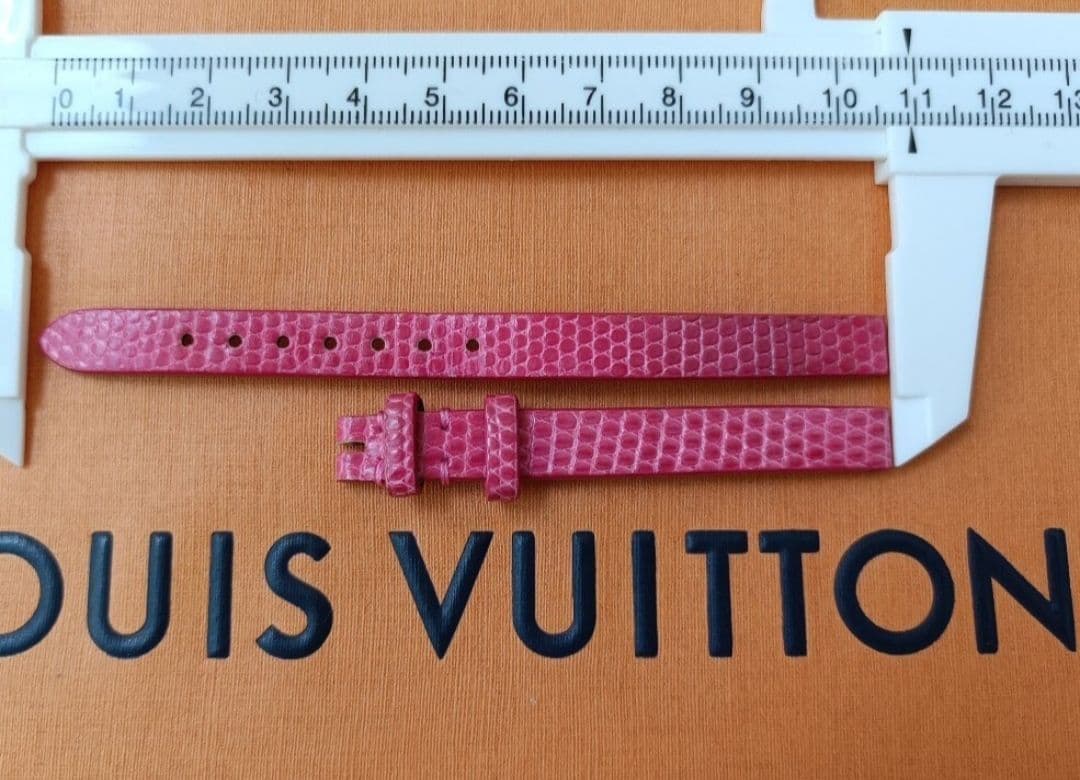 LOUIS VUITTON タンブール　ビジュ　純正ストラップ　リザード　ピンク