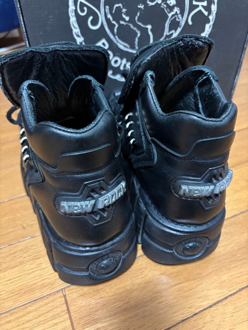 NEW ROCK　215　メタルパーツ　厚底　ブーツ　サイバー　グランジ　42