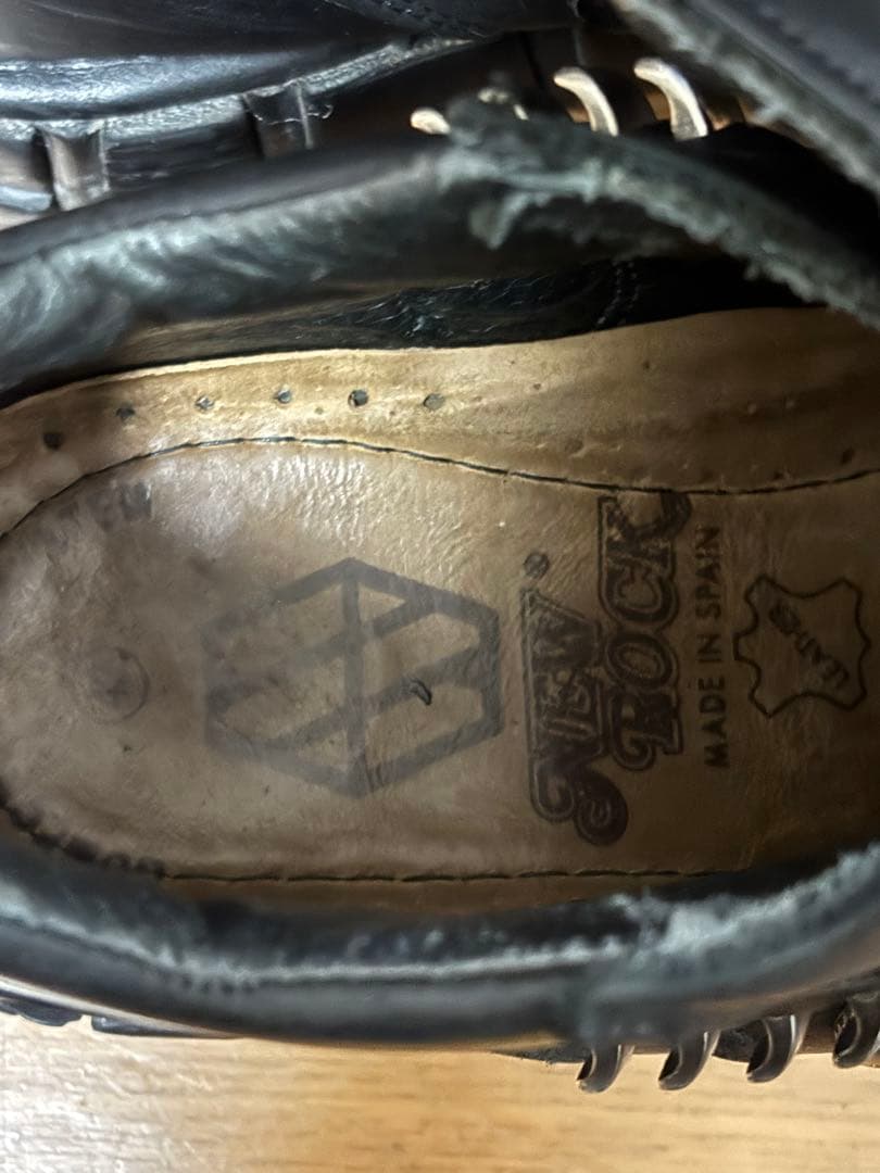 NEW ROCK　215　メタルパーツ　厚底　ブーツ　サイバー　グランジ　42