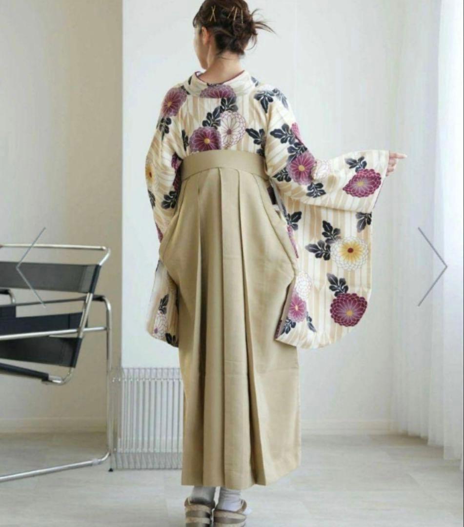 【utatane】卒業式 袴セット Mサイズ 矢がすり菊 （1度のみ着用）