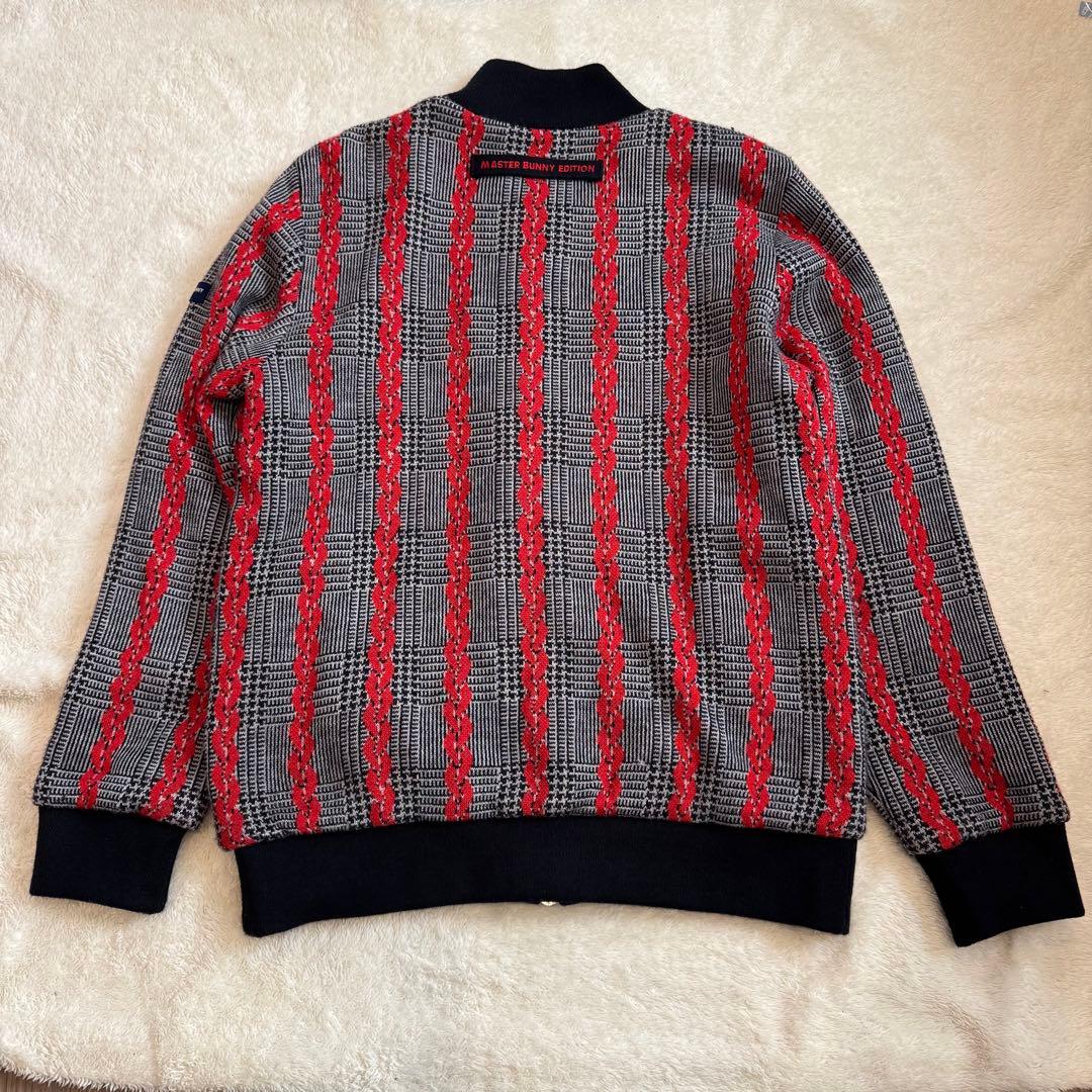 【マスターバニーエディション 】美品ジップ　ブルゾン　サイズ4 蓄熱　総柄