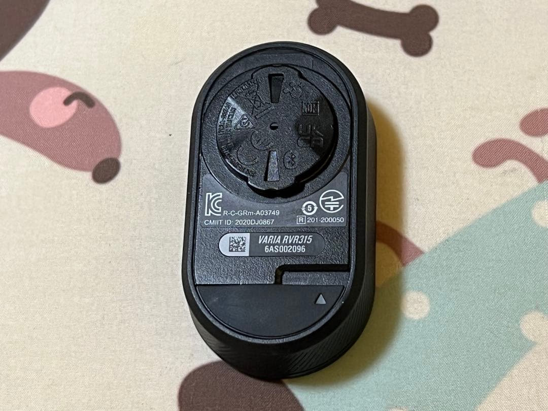 GARMIN VARIA RVR315 リアビューレーダー