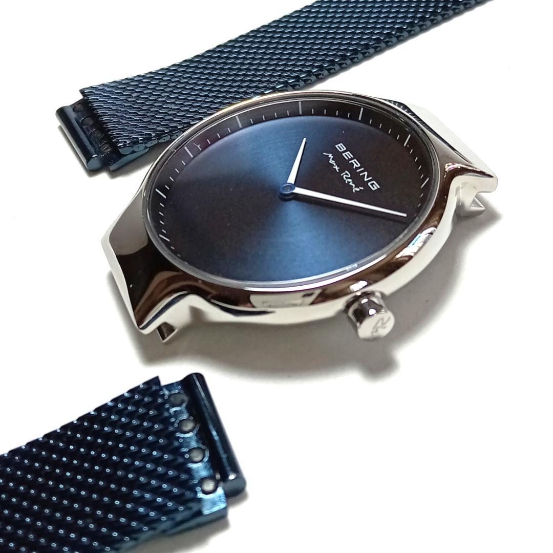 berw35 ベーリング腕時計 マックスレネ15531-307 シルバー×ブルー