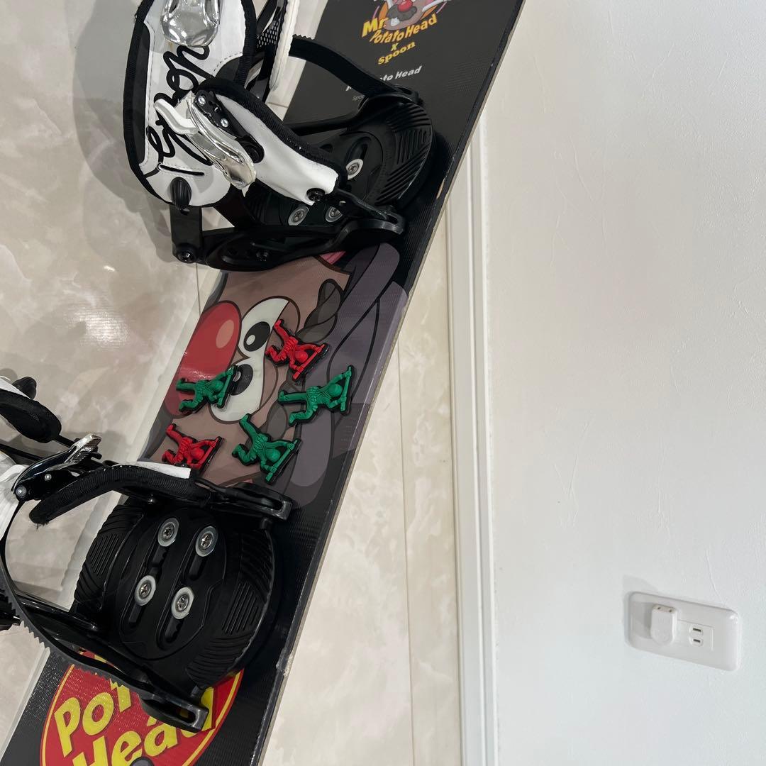 スノーボード 板 ポテトヘッド SPOON ＋バインセット キッズ 100