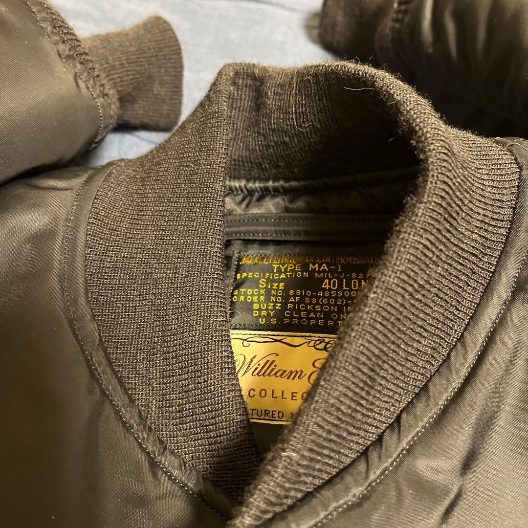 Buzz Rickson's MA-1 ウイリアムギブソン　40LONG