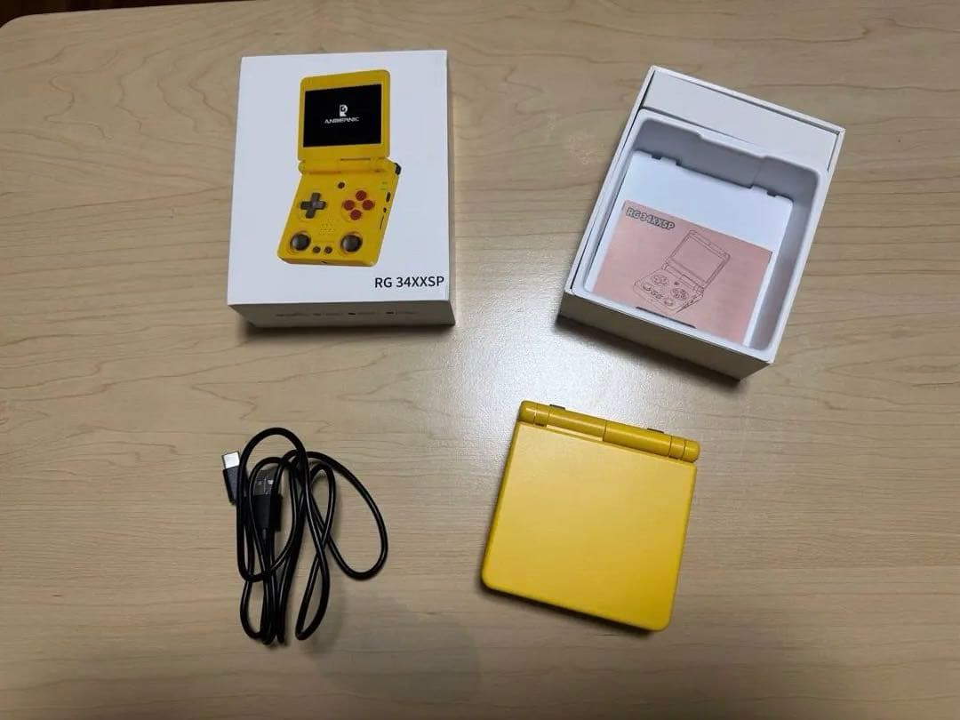 Anbernic RG34XXSP イエロー