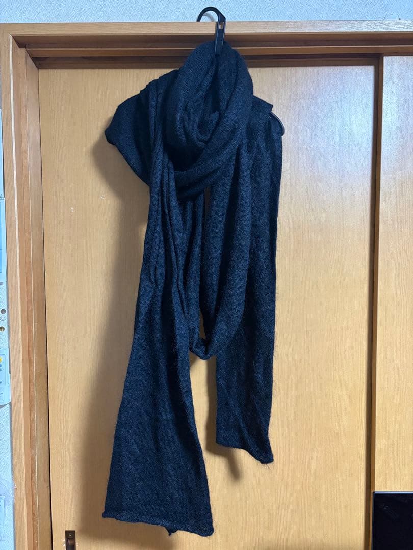 yohji yamamoto アーカイブ　02awロングアームカバーマフラー