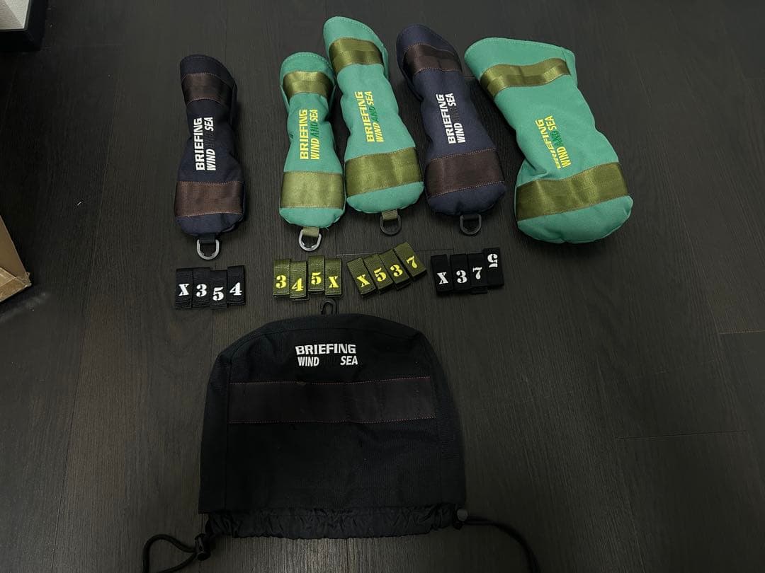 値下げBRIEFING WIND AND SEA キャディバッグ　ヘッドカバー