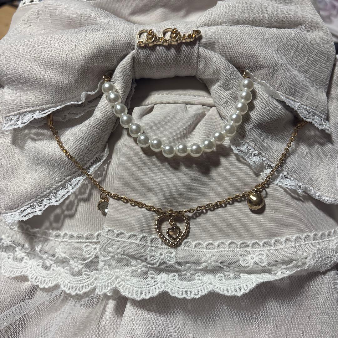 リズリサ LIZLISA ビッグリボンティアードスカート ピンク