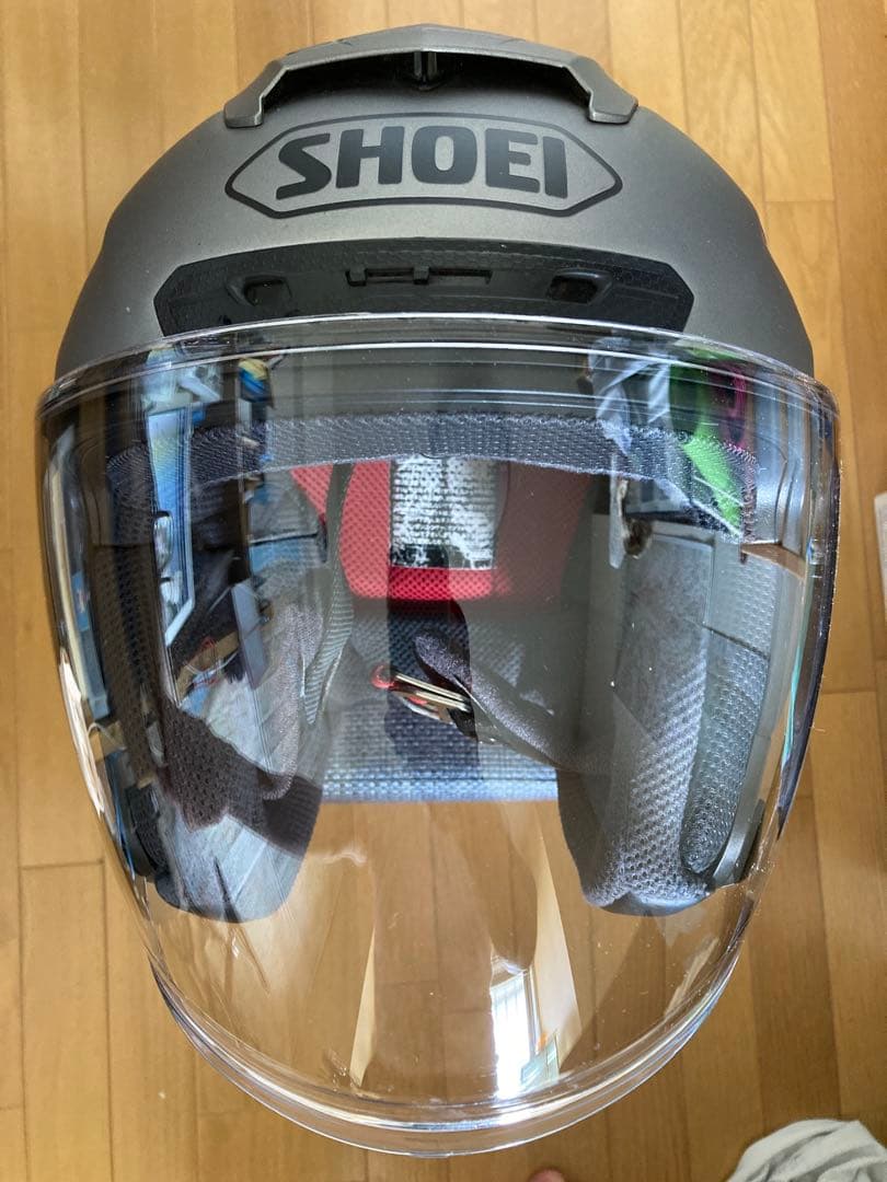 SHOEIヘルメットJ-FORCEIVマットディープグレーMサイズ2023年製造