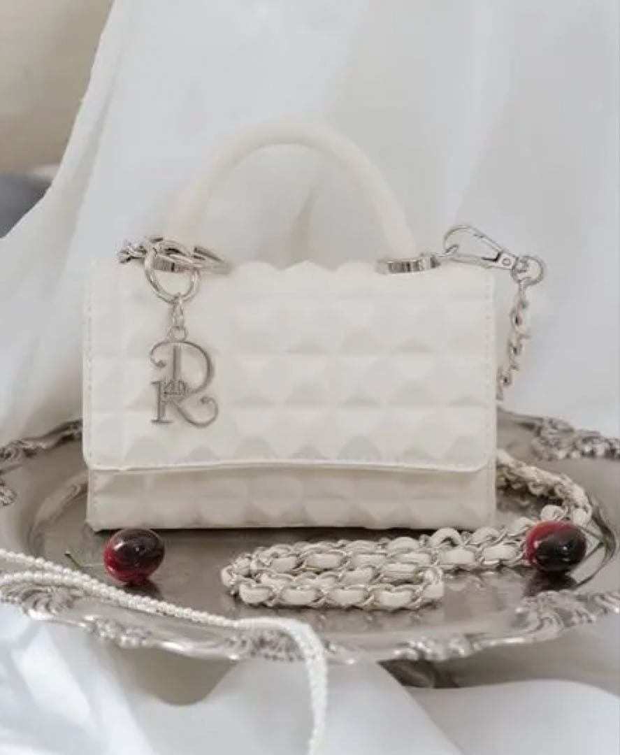 DRチャームチョコレートハンドバッグ ダーリッチ