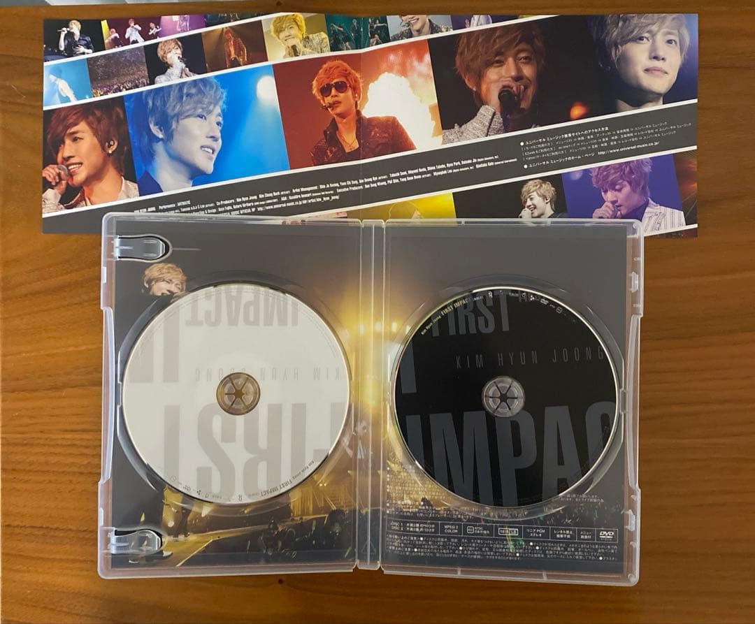 キム・ヒョンジュンのコレクターズ、日本デビューライヴ、密着ドキュメント等のDVD