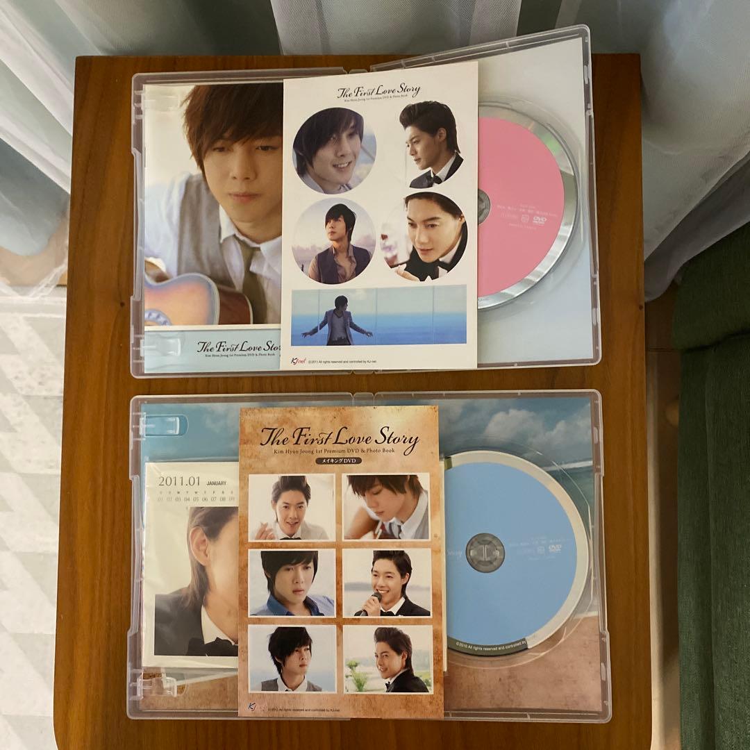 キム・ヒョンジュンのコレクターズ、日本デビューライヴ、密着ドキュメント等のDVD