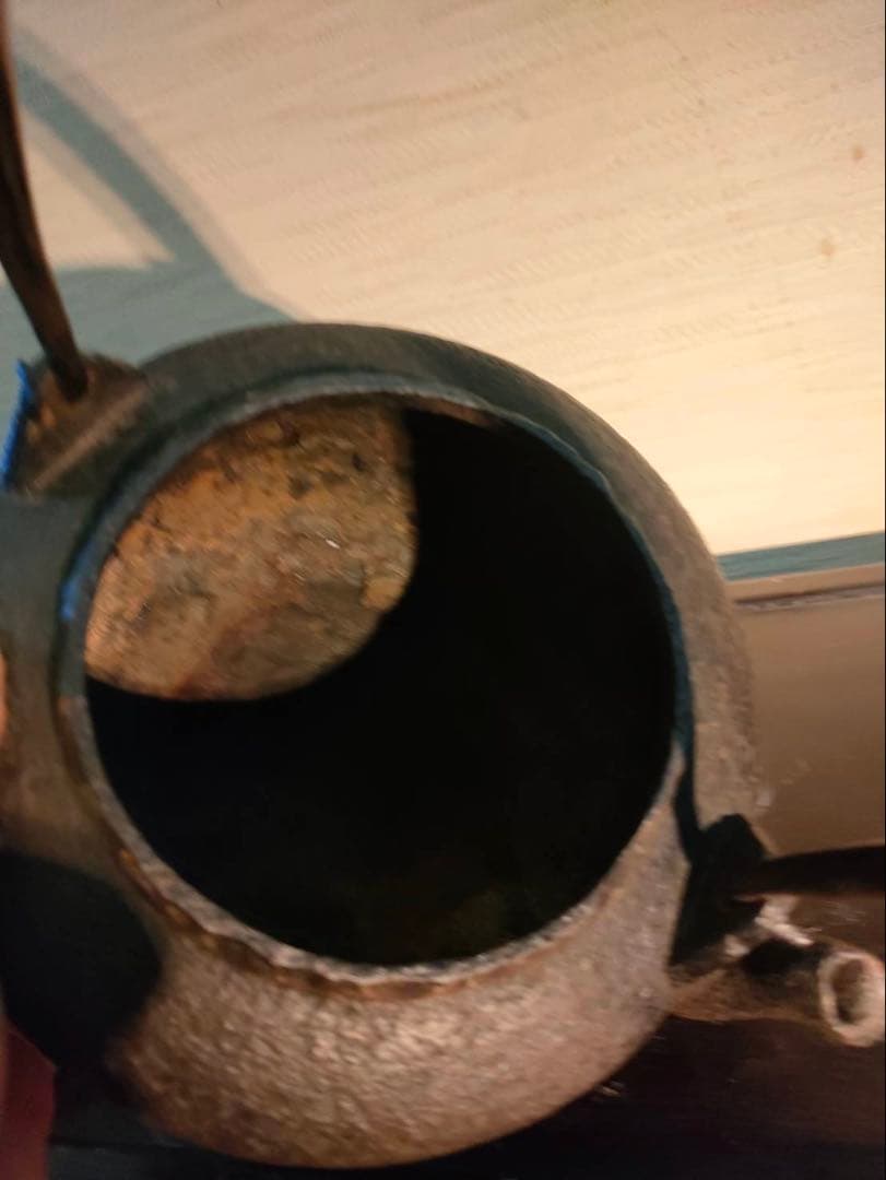 専用ページ　鉄瓶 大日本釜師長 名越昌晴造 柚子肌 昭和初期