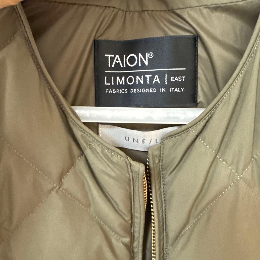 TAION×UNFILO キルティングダウン ジレ