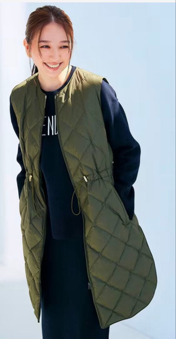 TAION×UNFILO キルティングダウン ジレ