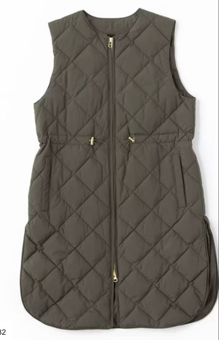 TAION×UNFILO キルティングダウン ジレ