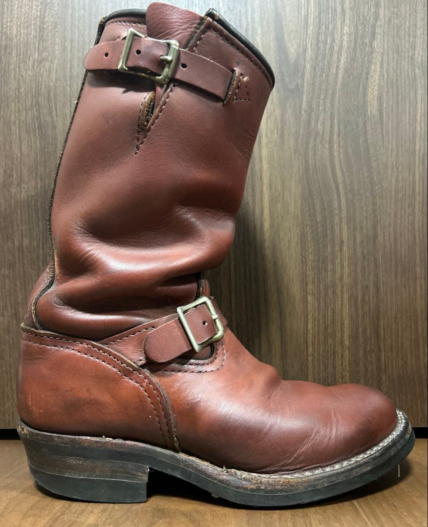 1*l様 wesco カスタムボス エンジニアブーツ 8E 26cm レザーライ