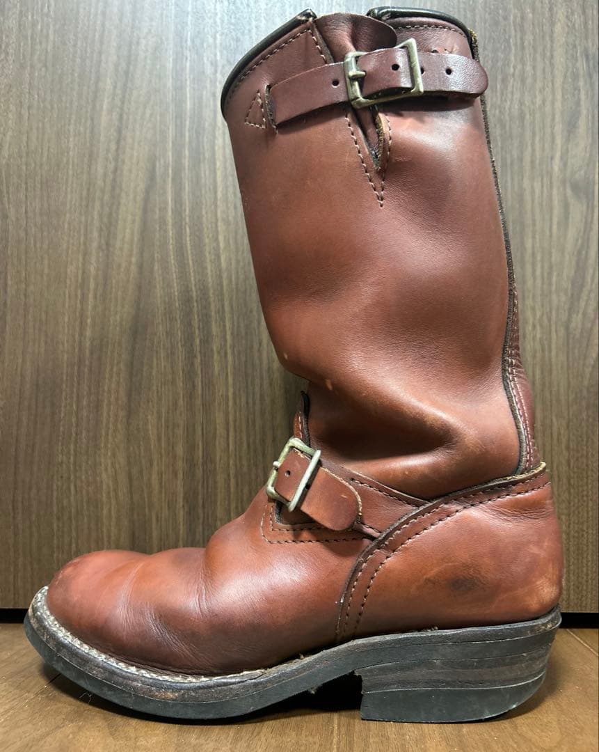 1*l様 wesco カスタムボス エンジニアブーツ 8E 26cm レザーライ