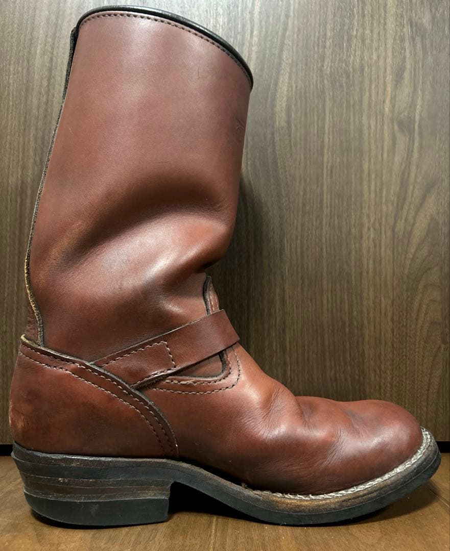 1*l様 wesco カスタムボス エンジニアブーツ 8E 26cm レザーライ