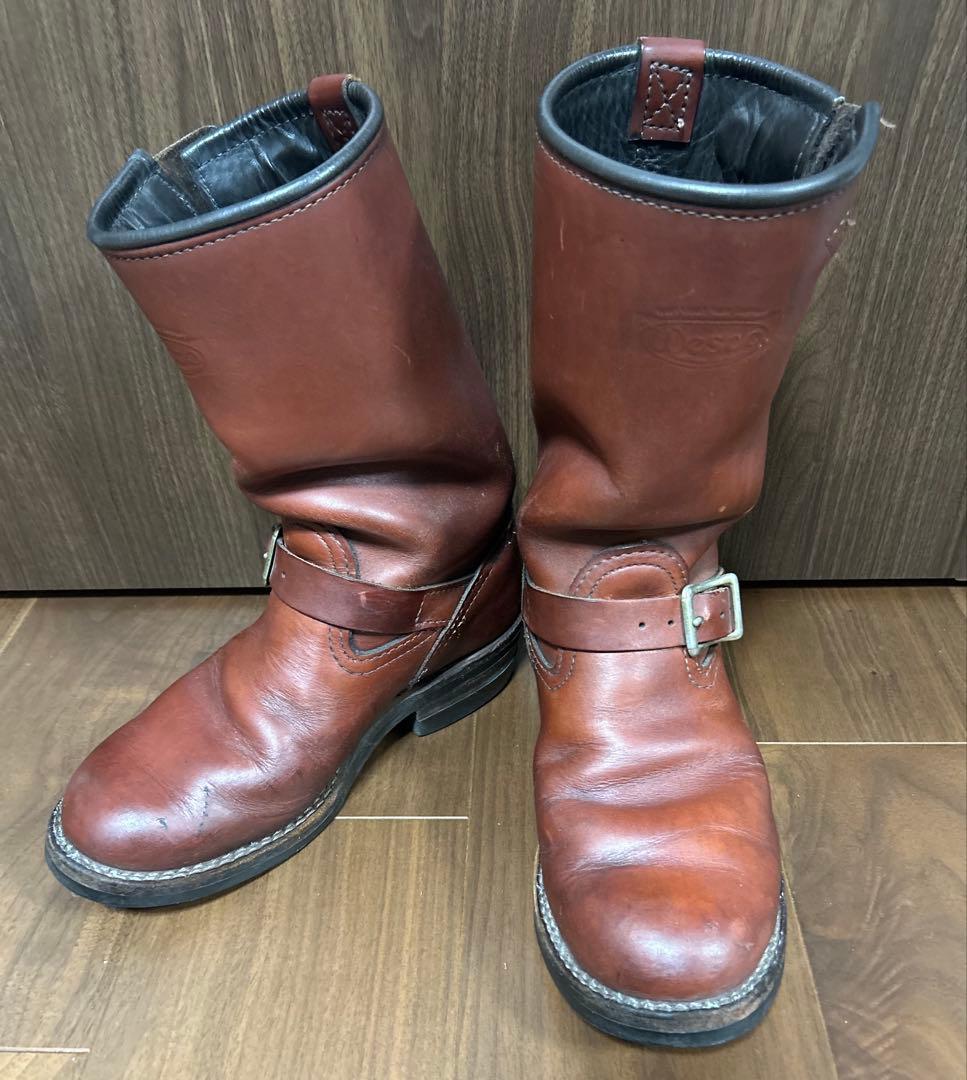 1*l様 wesco カスタムボス エンジニアブーツ 8E 26cm レザーライ