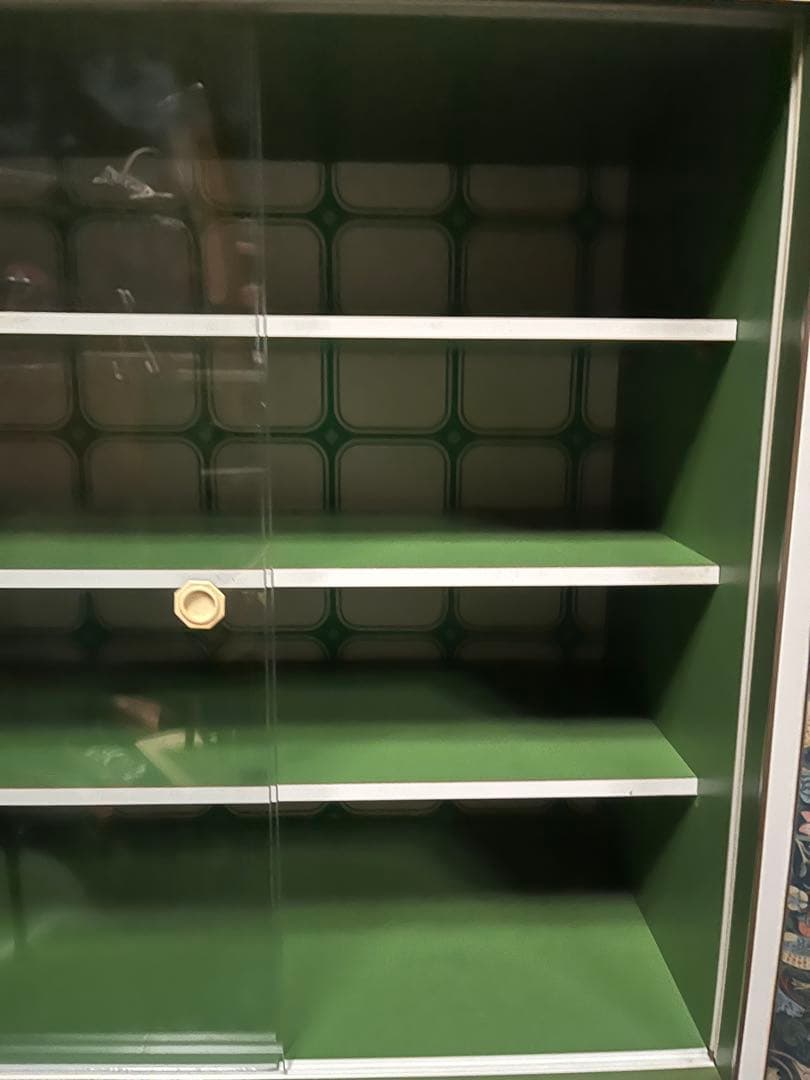 食器棚 レトロポップ 昭和レトロ インテリア 水屋 飾り棚 当時物