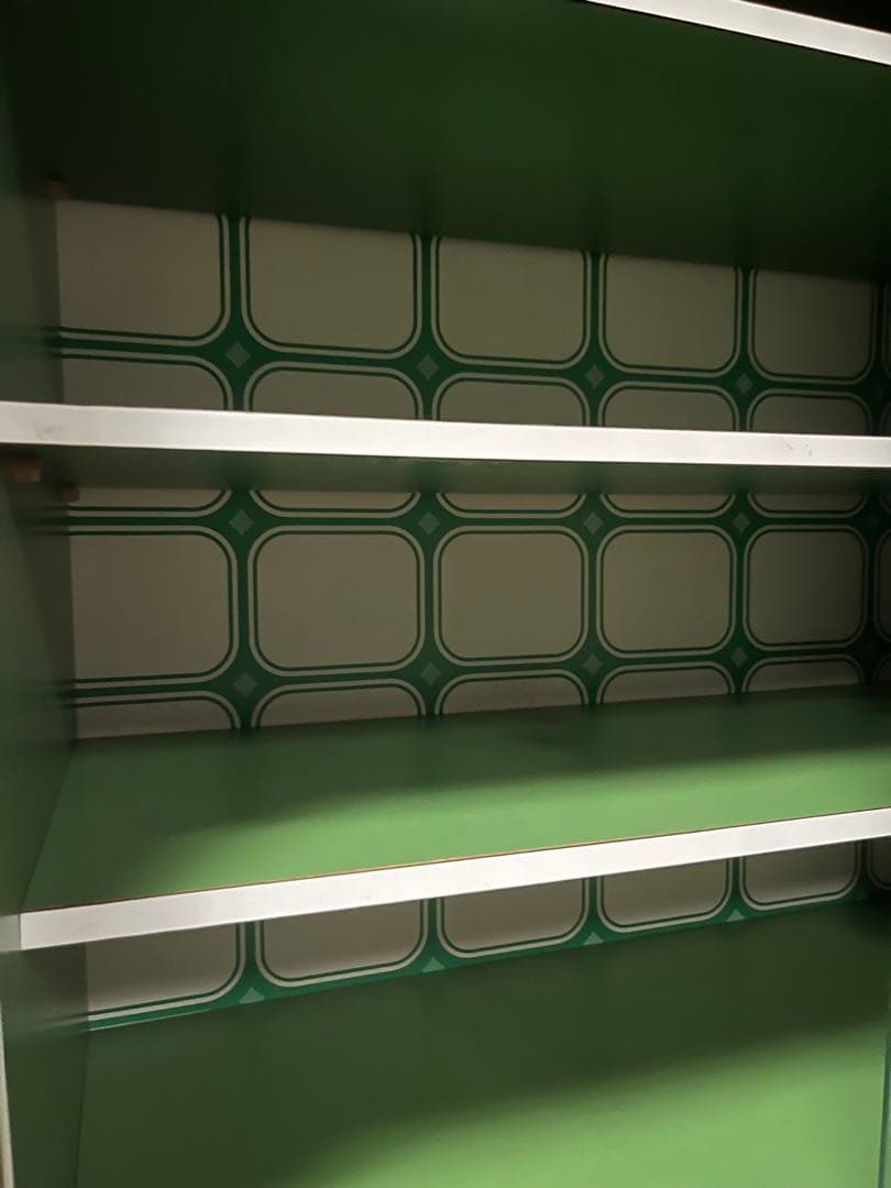 食器棚 レトロポップ 昭和レトロ インテリア 水屋 飾り棚 当時物