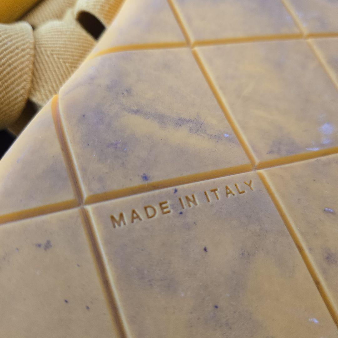 BOTTEGA VENETA/ ボッテガヴェネタ 黄色 サンダル 40 25cm