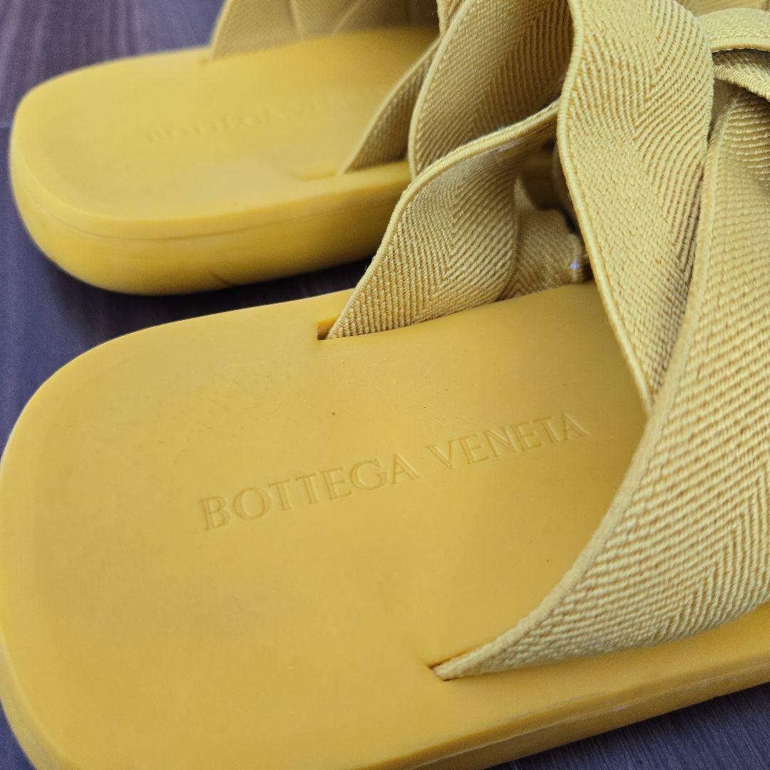BOTTEGA VENETA/ ボッテガヴェネタ 黄色 サンダル 40 25cm