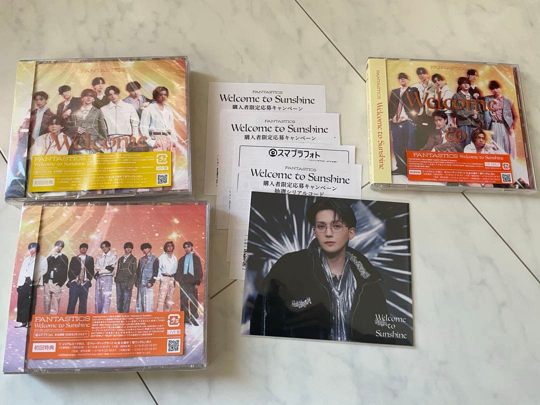 未開封FANTASTICS Welcome to Sunshine 初回特典付き