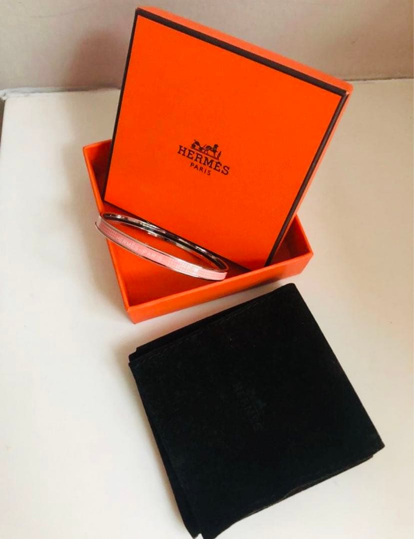 HERMES CLIC CLAC H バングル ローズオランジェ