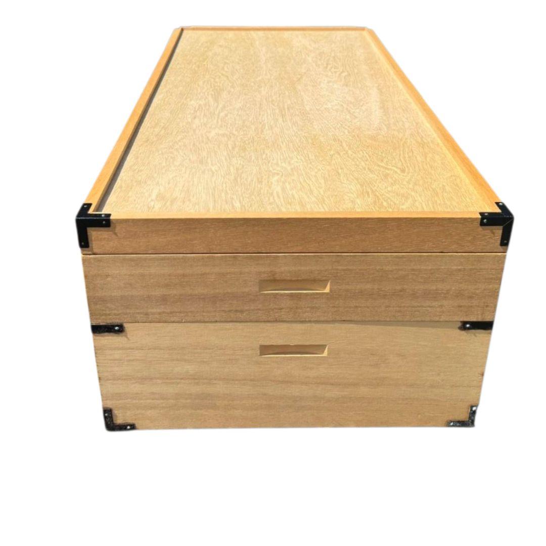 【希少】桐の衣装箱 2個セット 着物 和服 桐たんす 桐箪笥 昭和 レトロ