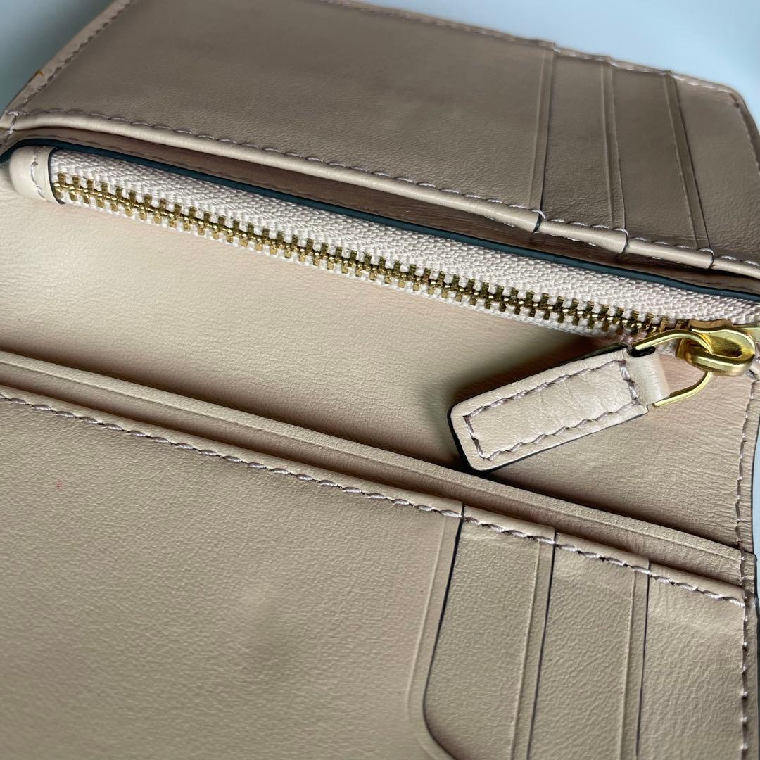 【専用】ANYA HINDMARCH ブラウン 三つ折り財布　ロープリボン