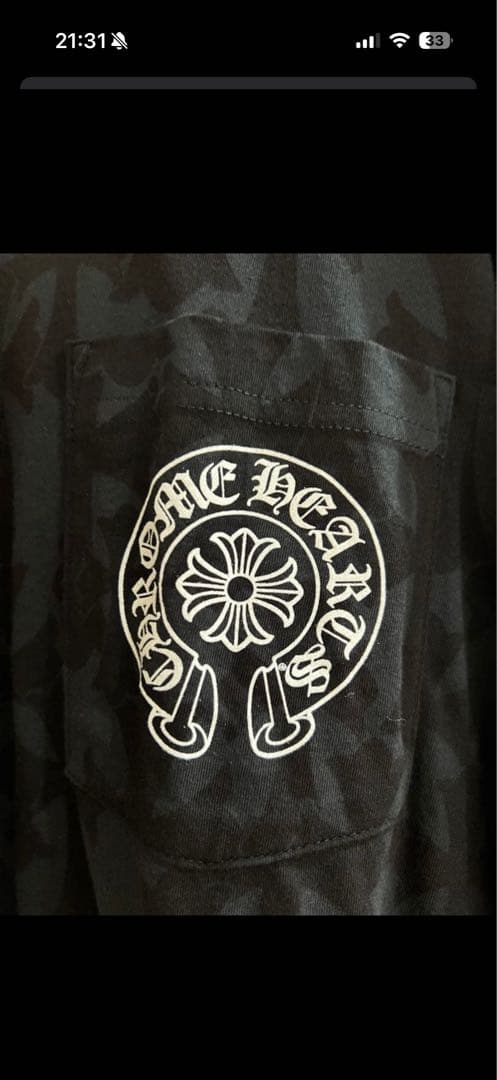 クロムハーツ　長袖　黒　Mサイズ