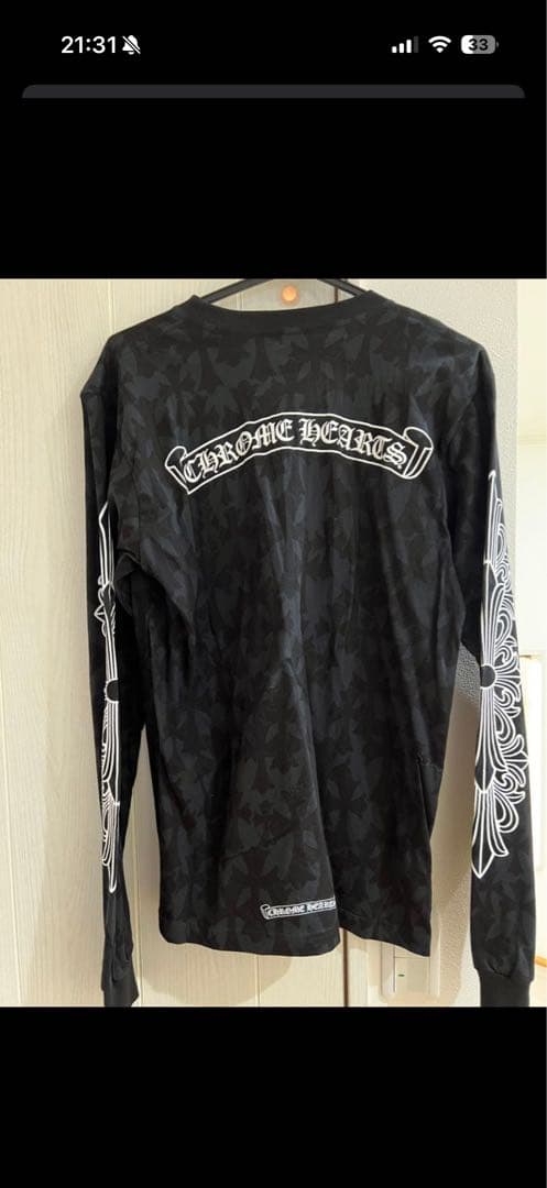 クロムハーツ　長袖　黒　Mサイズ