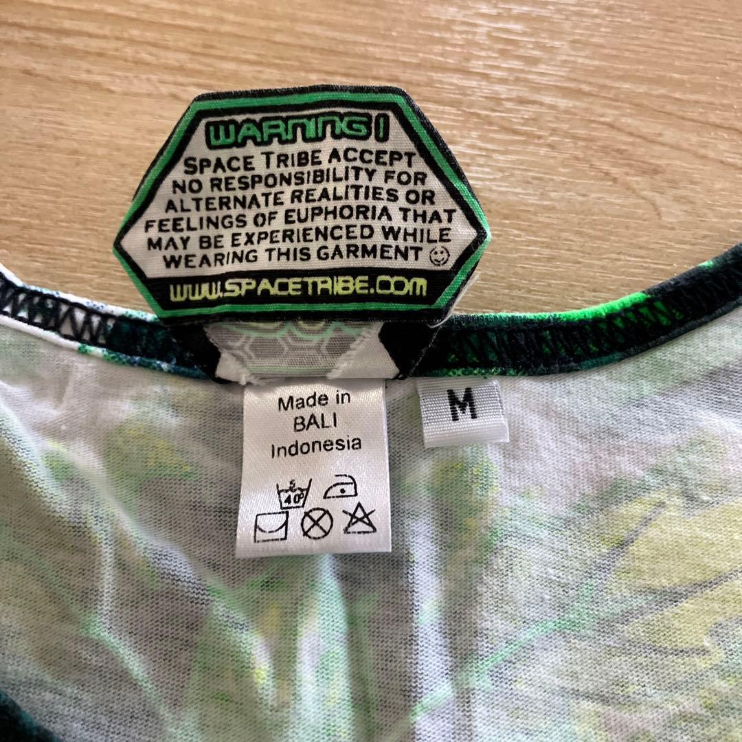 SPACE TRIBE タンクトップ Mサイズ グリーン