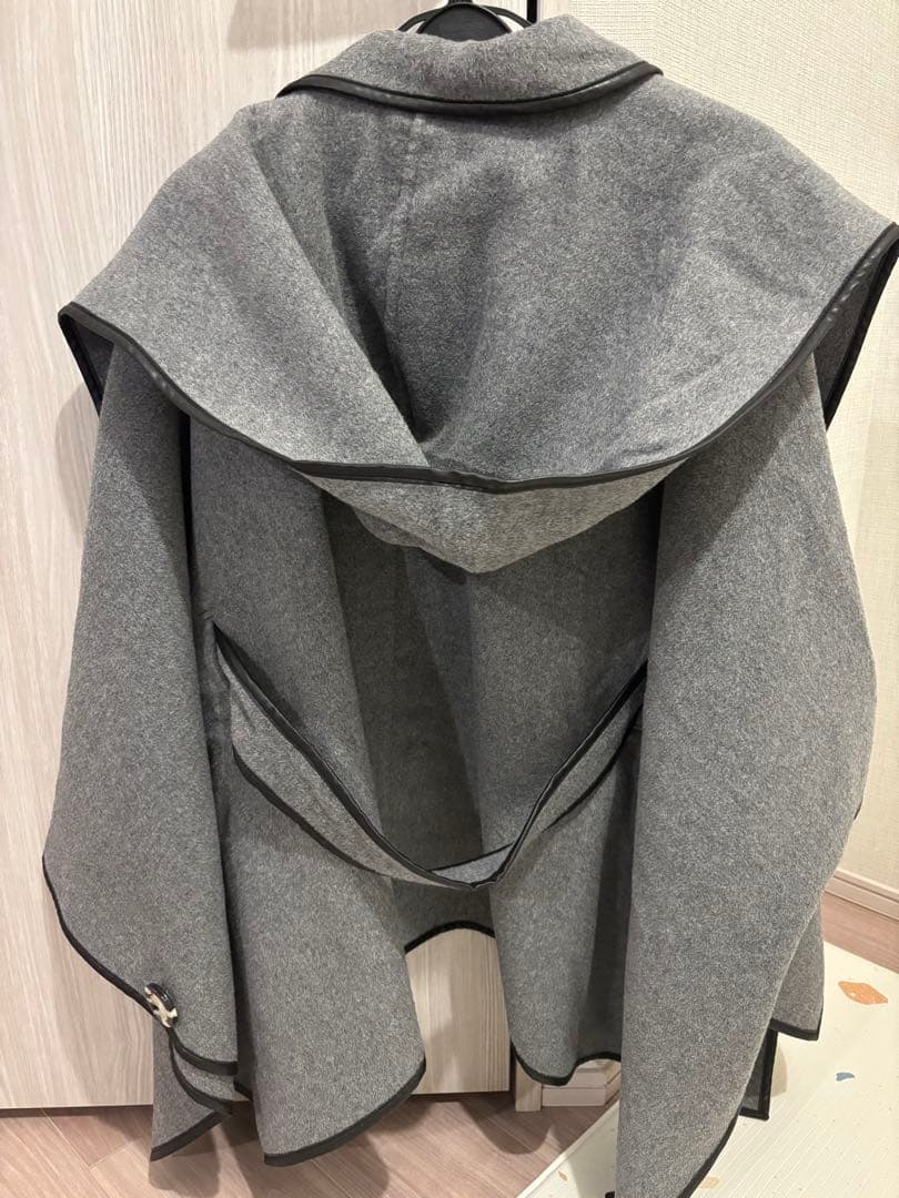 snidel グレー ポンチョコート