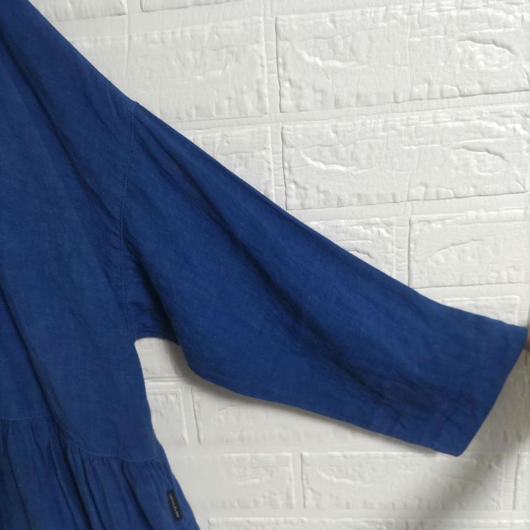 専用✨ネストローブ　アップサイクルリノ インジゴ ダイ　 チュニック 2way