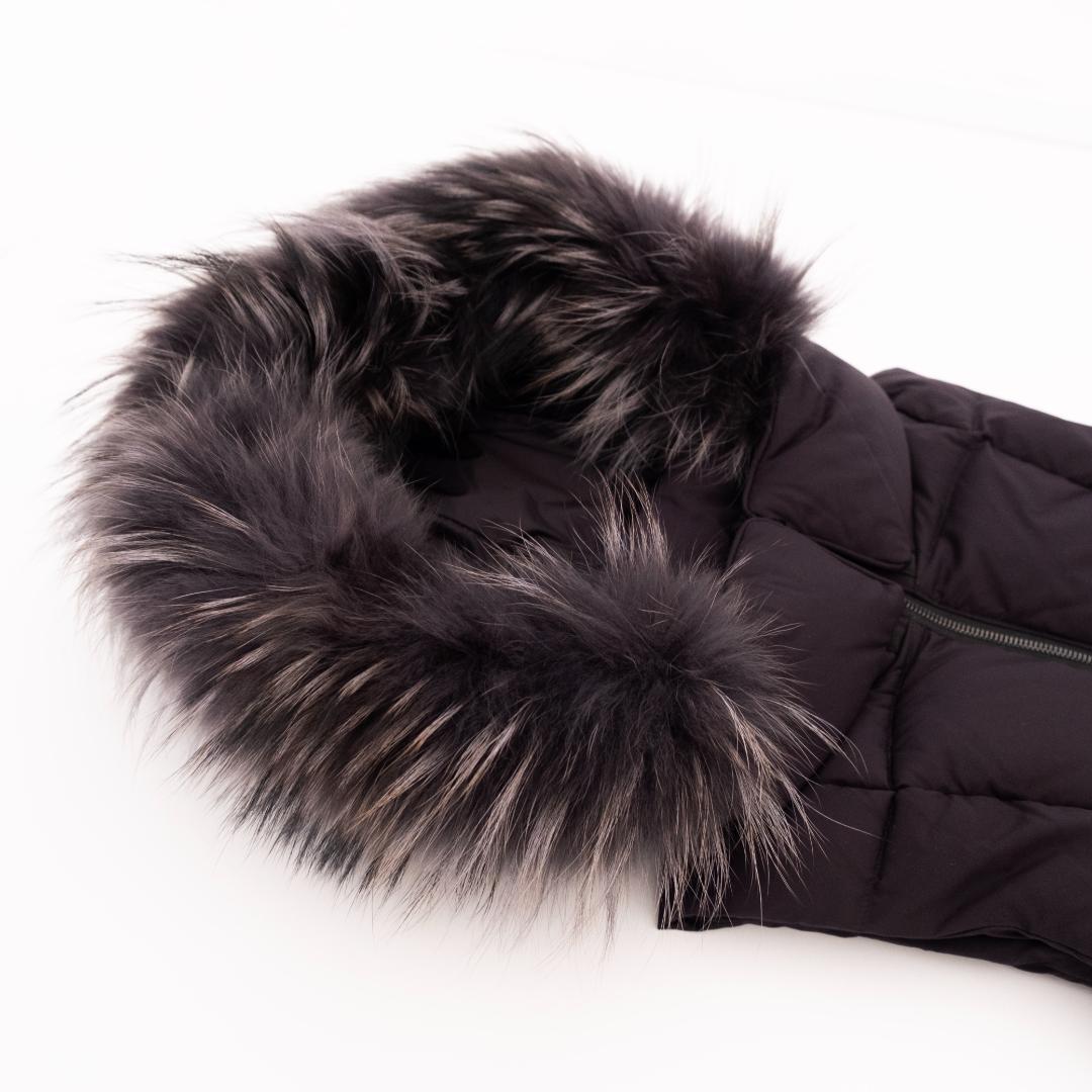 TATRAS タトラス ZALAGA ザラガ ダウンベスト ブラック ファー M